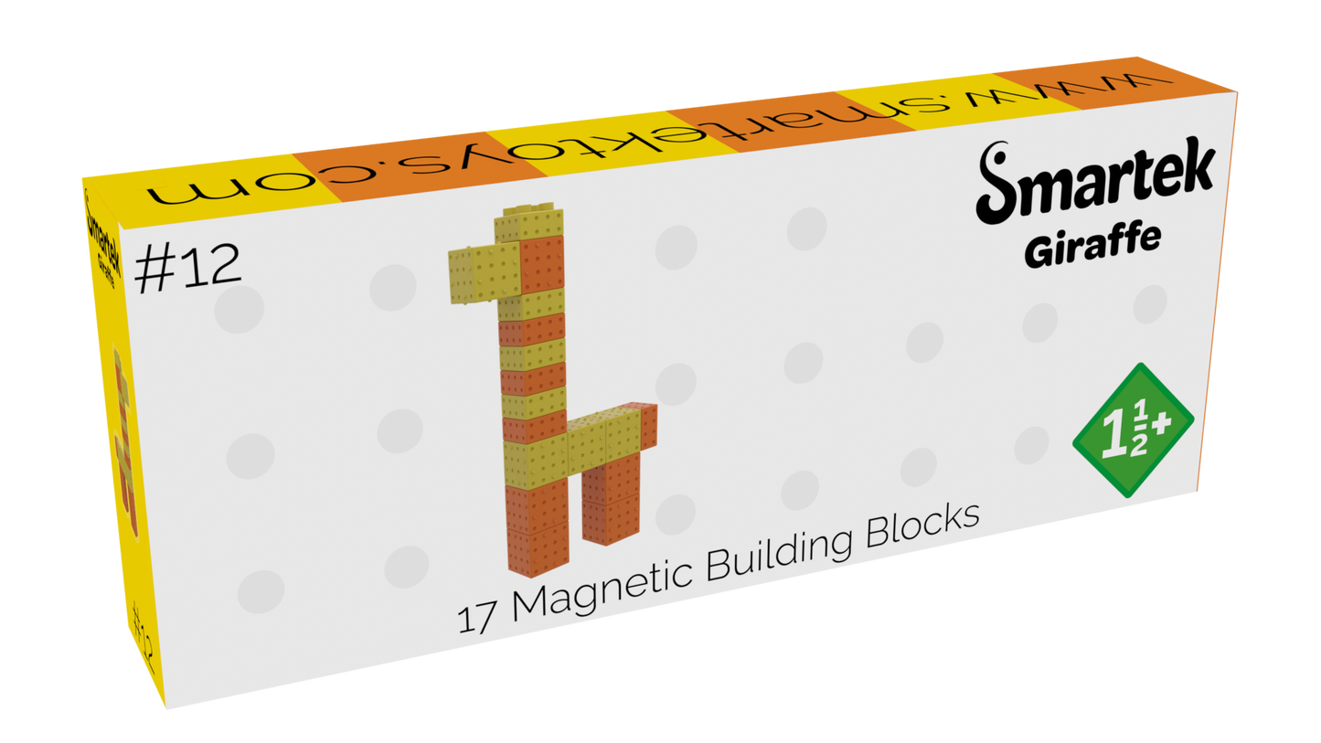 Magnetic Building Blocks Giraffe 17 pieces