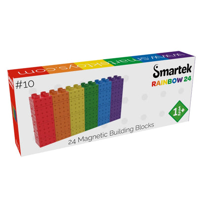 Magnetic Building Blocks Rainbow 24 pieces