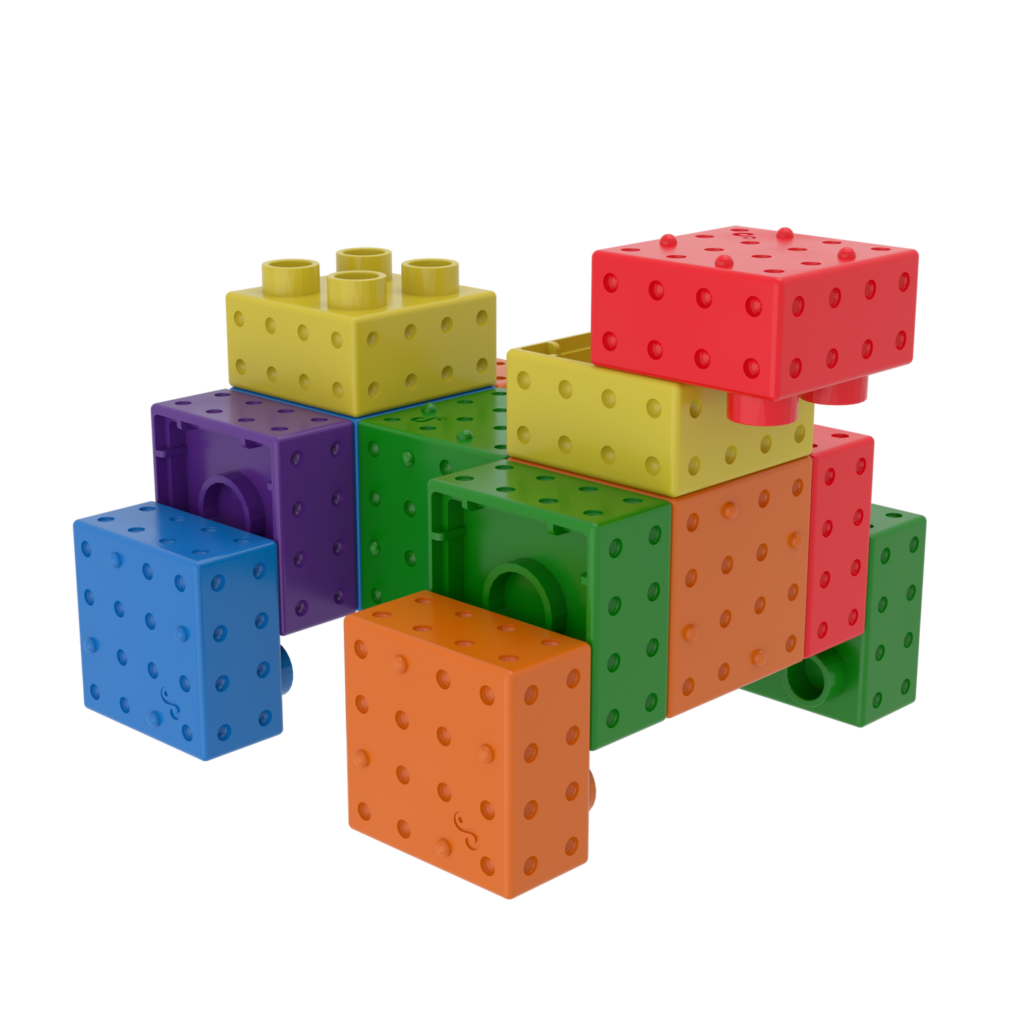 Magnetic Building Blocks Rainbow 24 pieces