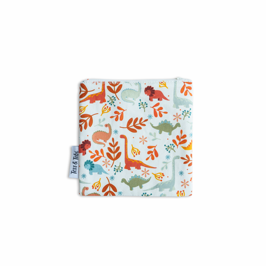 Washable snack bag | Dino | 14x14cm