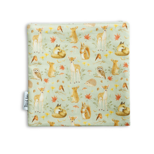 Washable sandwich bag 2.0 | forest animals | 22x22cm