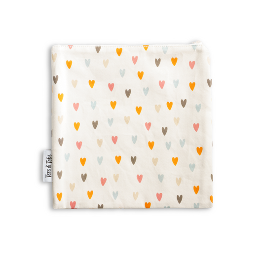 Washable sandwich bag 2.0 | hearts | 20x20cm