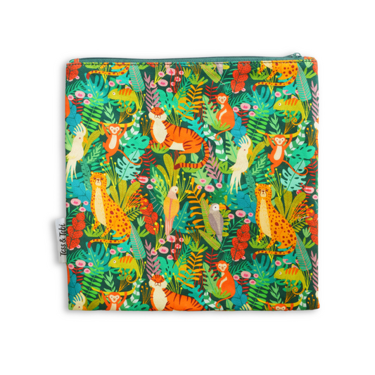 Washable sandwich bag 2.0 | jungle | 22x22cm