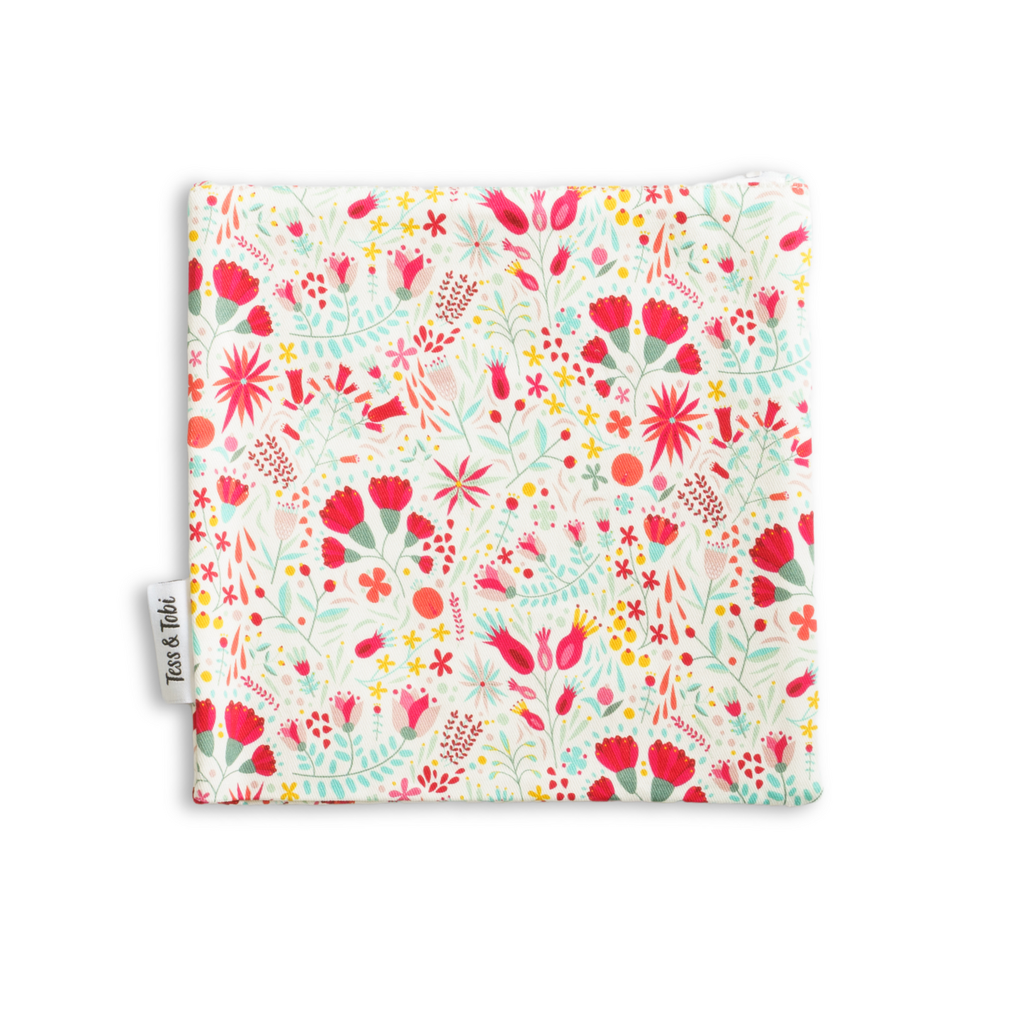 Washable sandwich bag 2.0 | twigs and flowers | 20x20cm