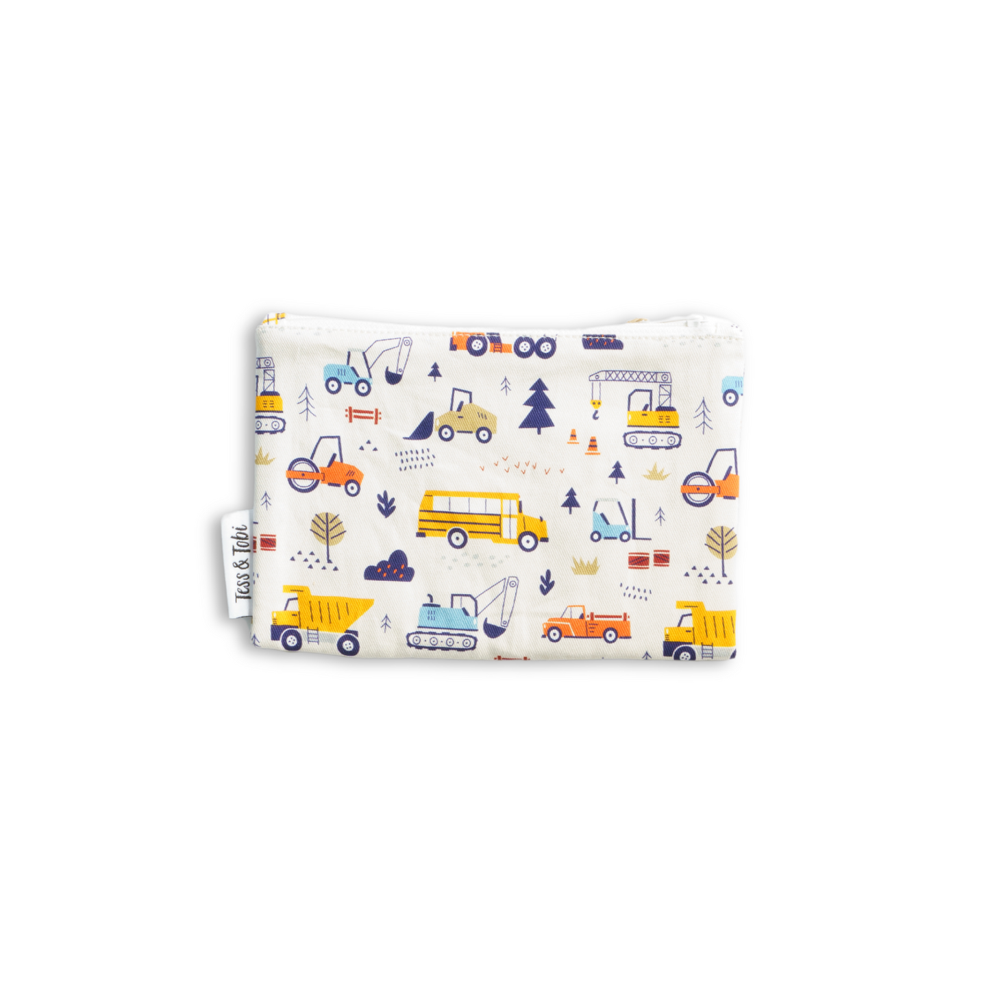 Washable snack bag | vehicles | 12x18cm