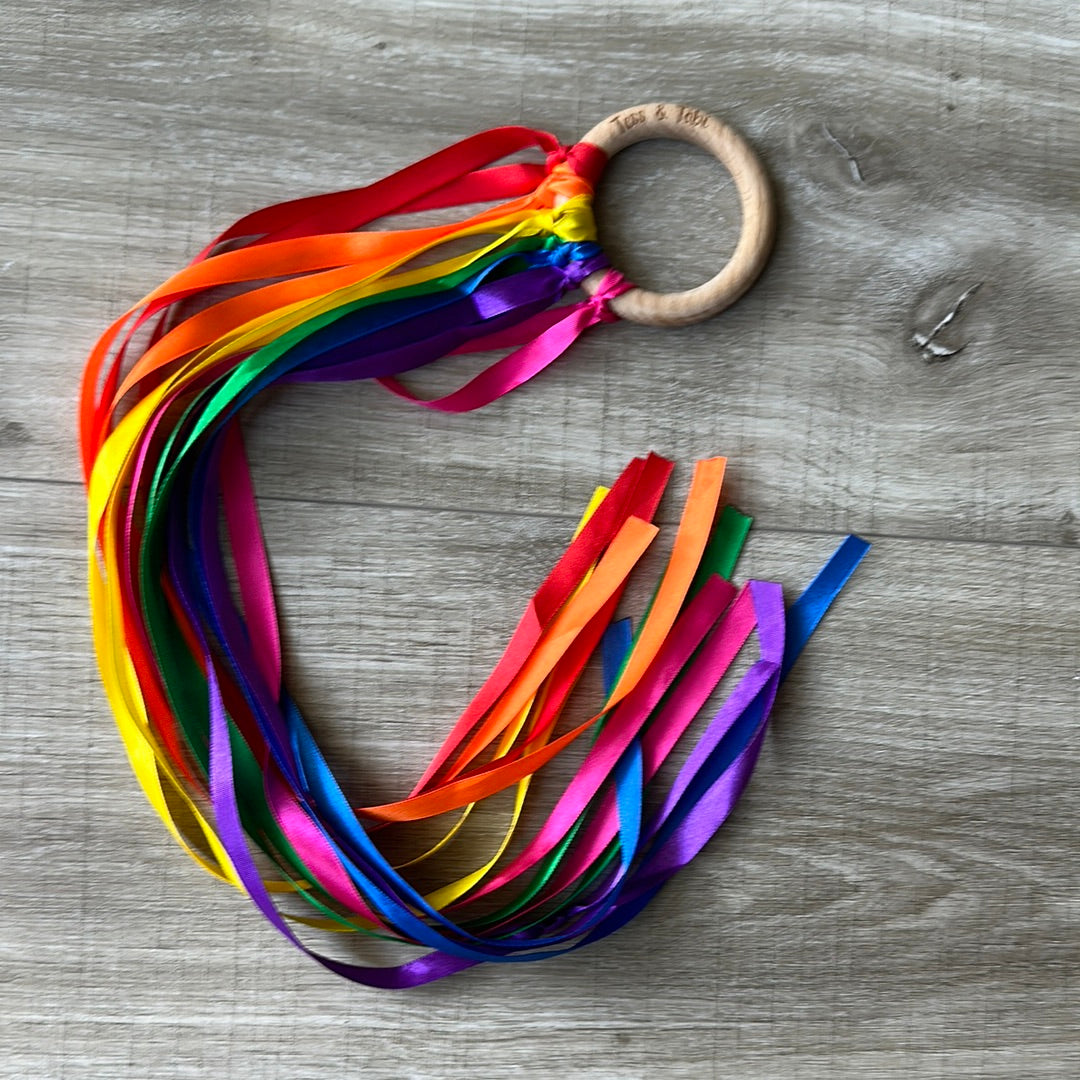 Hand Kite with Ribbons | Dance Ribbons | Rainbow